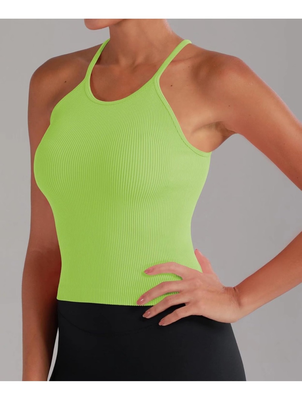 🧡 Sunzel 💚 Ribbed tank 2pc set - Picture 3 of 10
